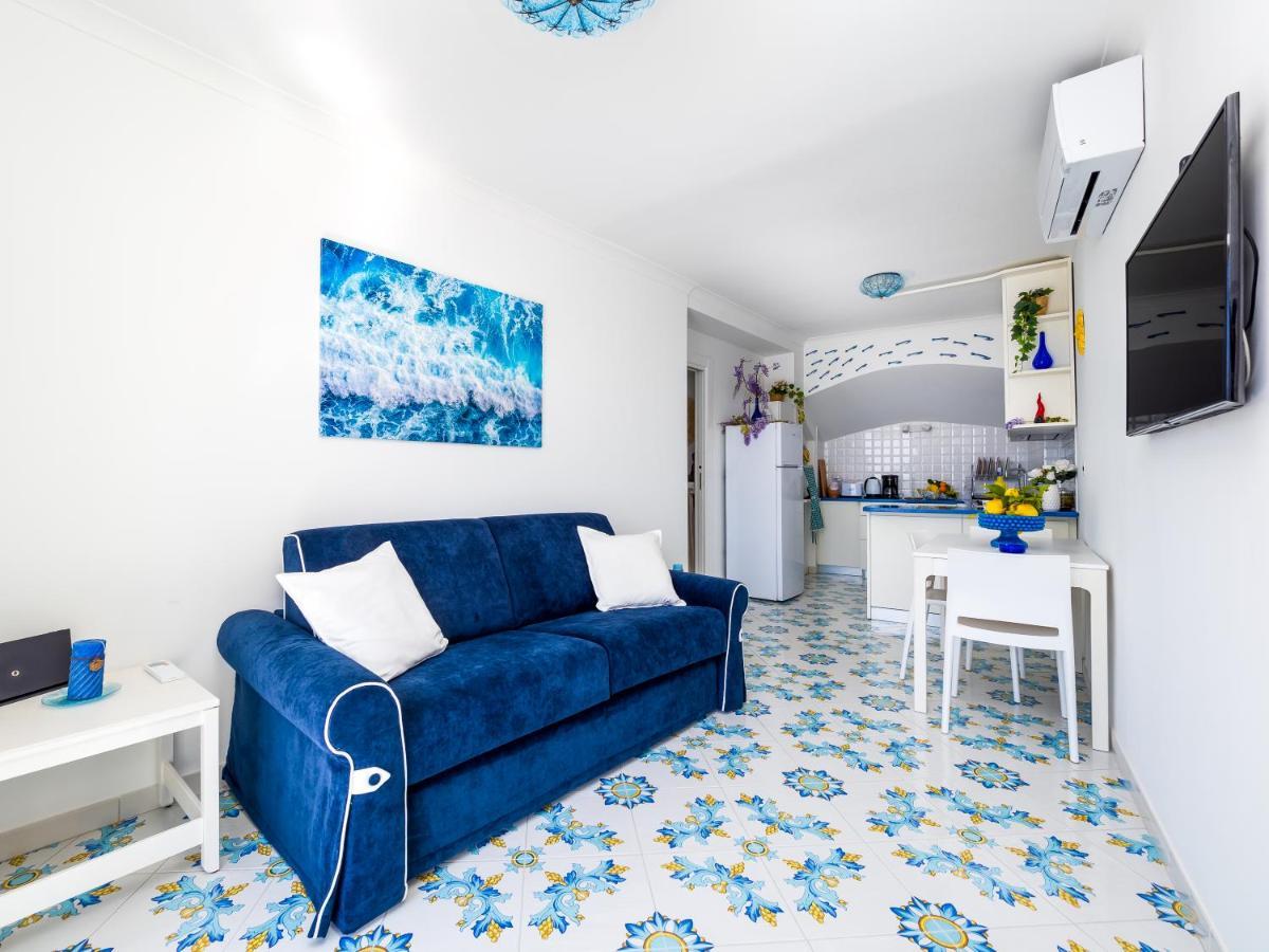 Blue Waves - De Vivo Realty Positano Apartment Luaran gambar