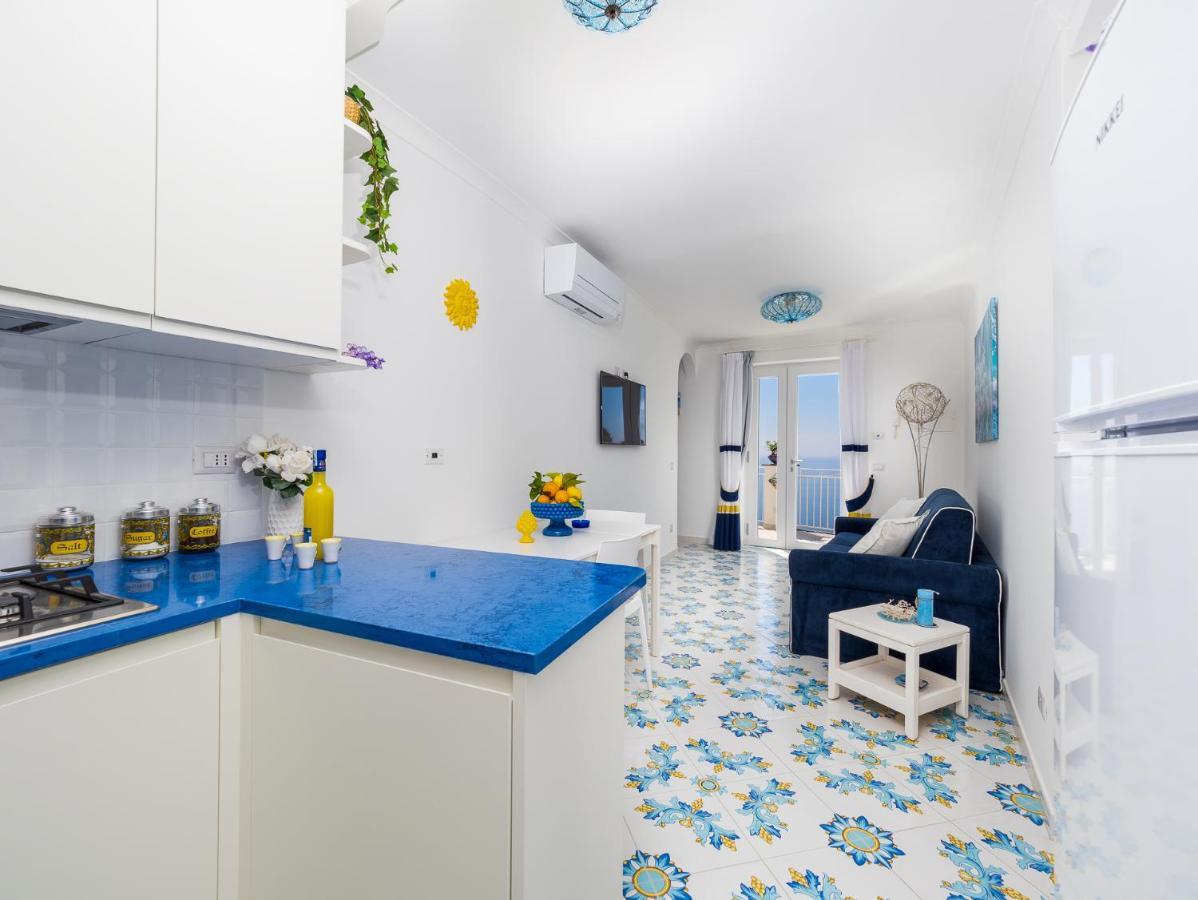 Blue Waves - De Vivo Realty Positano Apartment Luaran gambar